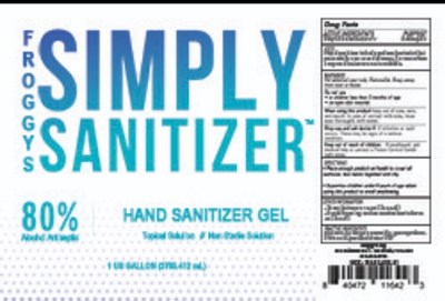 Simply Sanitizer Gel Ii (Ff Simply Gel Ii 1g)